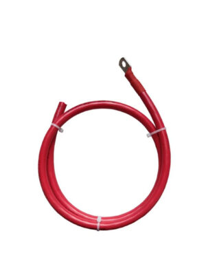Accu kabel met kabel oog rood