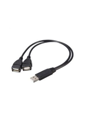 USB verloop 1 x male naar 2 x female