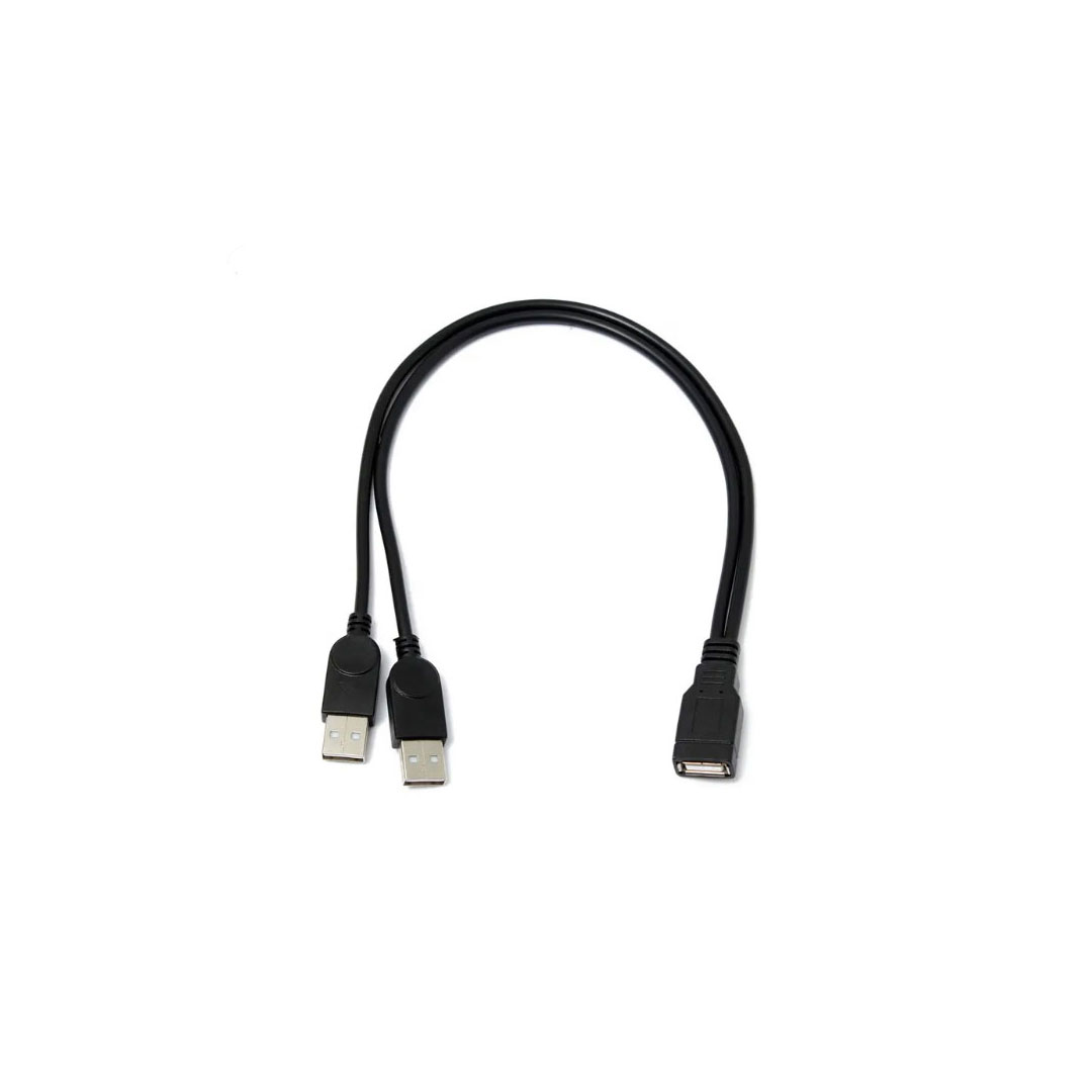 USB Splitter – 1 Female naar 2 Male 20cm