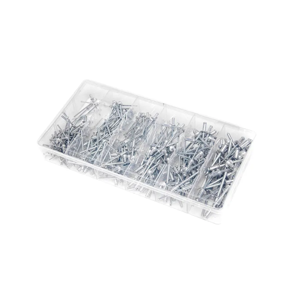 set popnagels 500 stuks 2,4mm – 3,2mm – 4mm – 4,8mm