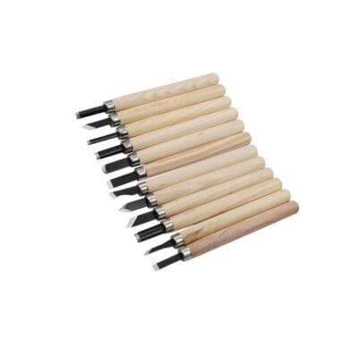Beitel graveer set houtbewerking 12 delige set