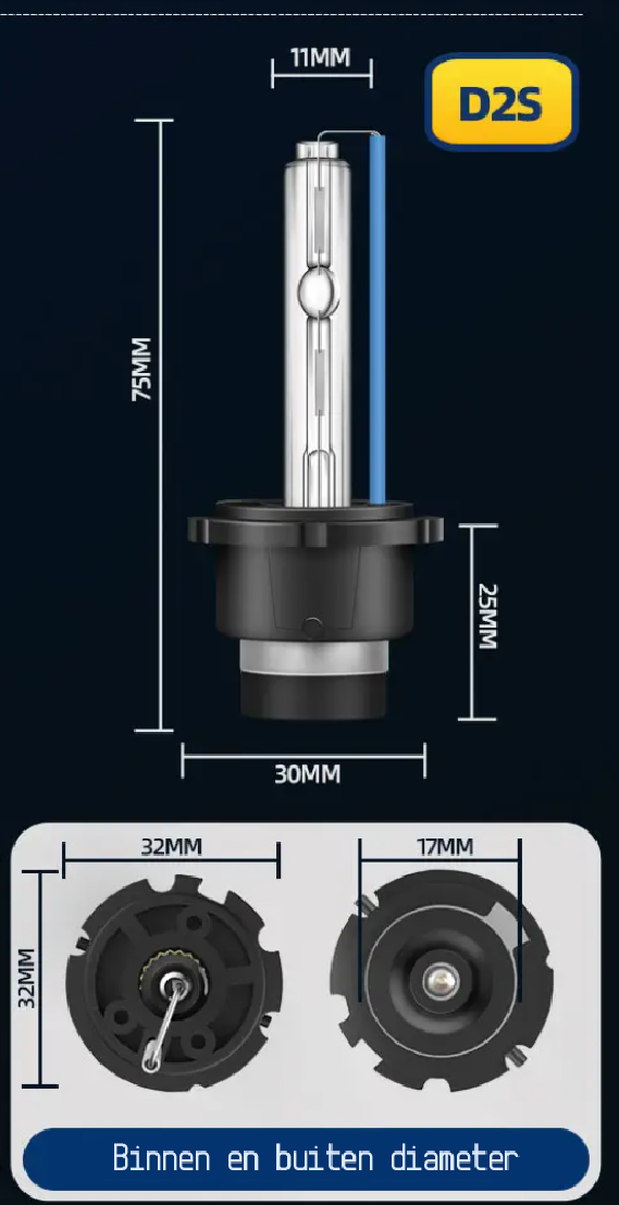 Xenon lamp D2S 6000K