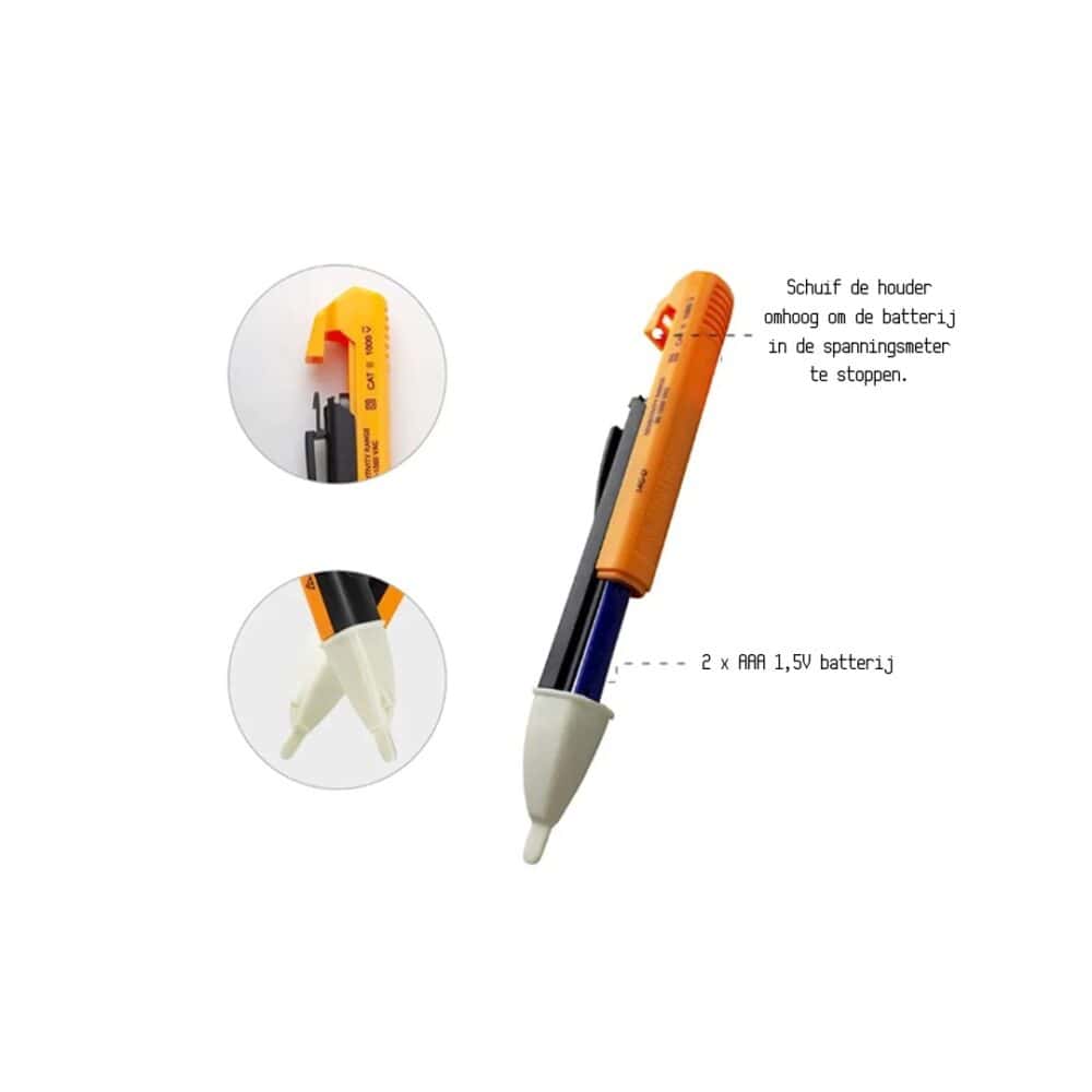 Spanning tester pen met led licht