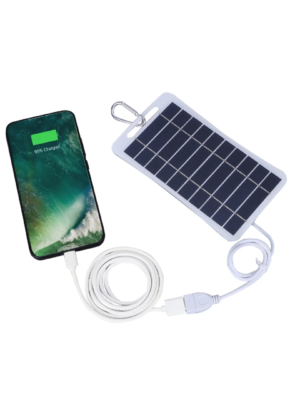 Zonnepaneel telefoon lader in 1