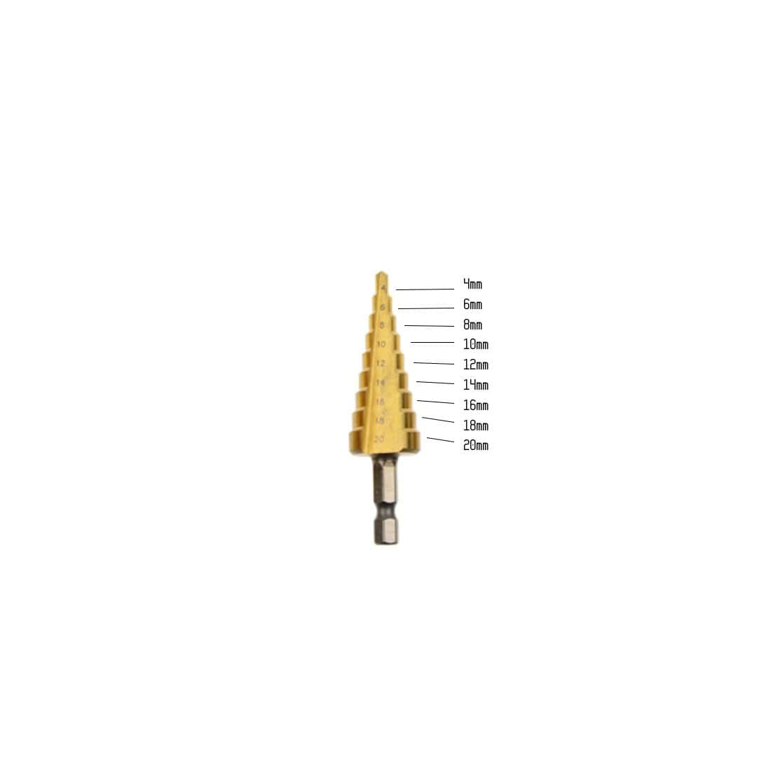 Trappenboor 4-20mm