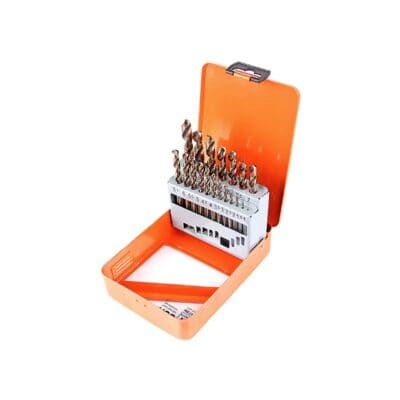 Germat 19-delige HSS Staalboren Set met 5% Cobalt (1mm tot 10mm)