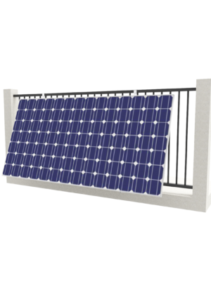 Zonnepanelen Balkon Bevestiging Materiaal Set