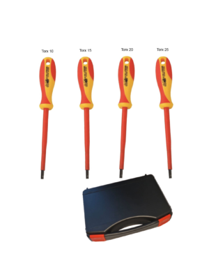 VDE Germat Torx Schroevendraaier Set 4-delig T10 - T15 - T20 - T25