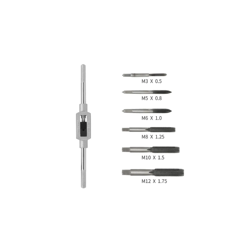 7-delige Schroefdraad Tap Set M3 - M12