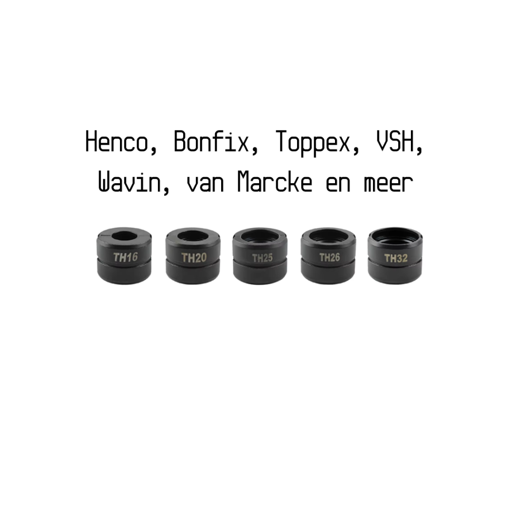 Klembekken Set TBV GMT 1632 Incl. Bijbehorende Koffer – TH Set 16-20-25-26-32