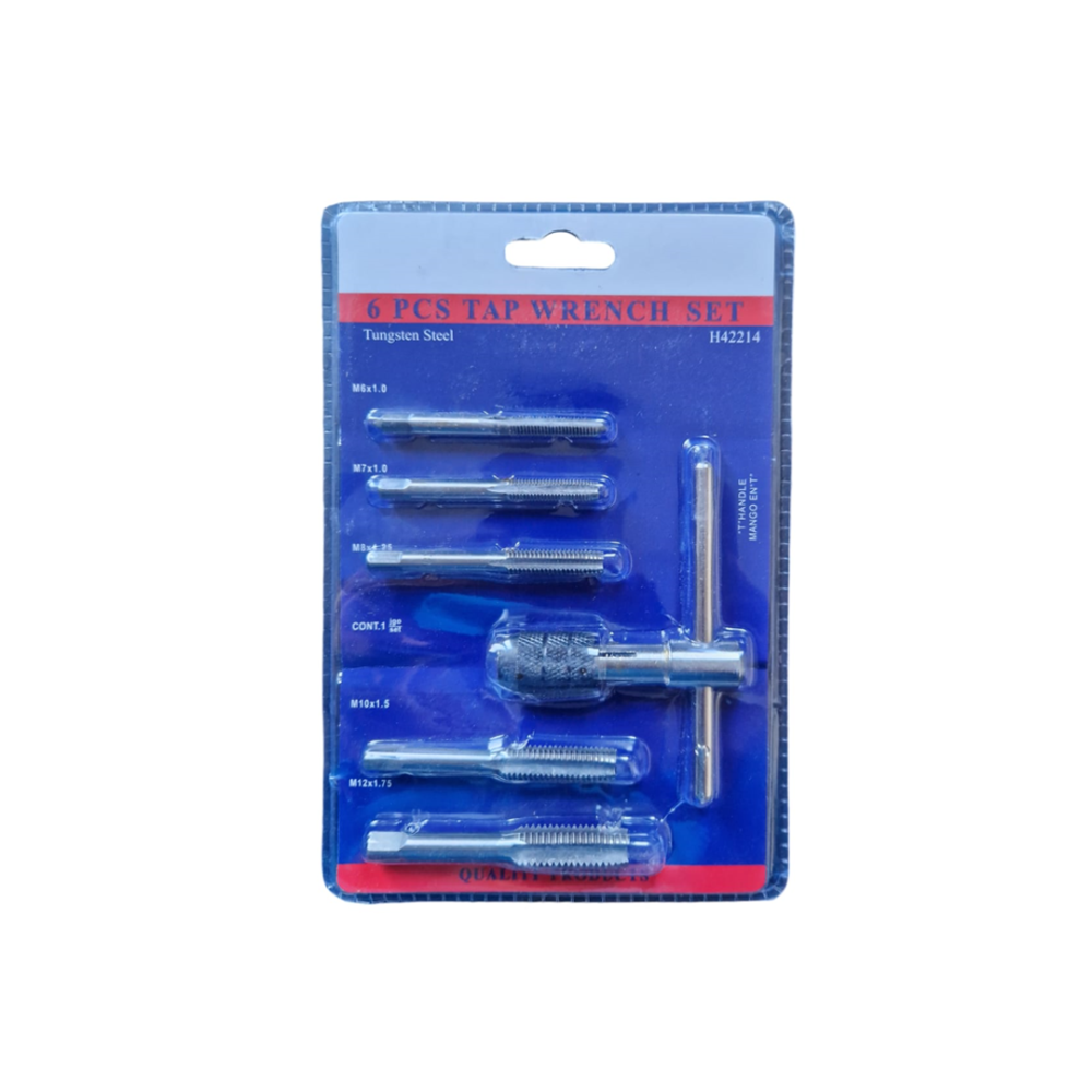 6-delige Hand Schroefdraad Tapper Set