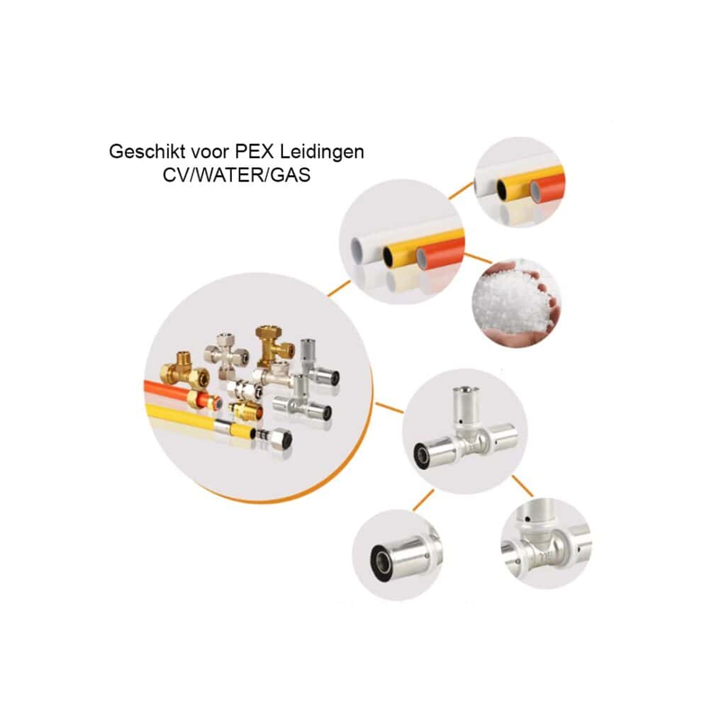PEX Buis Ontbramer 20mm-25mm-32mm 3 in 1 ( Uponor henco en meer )