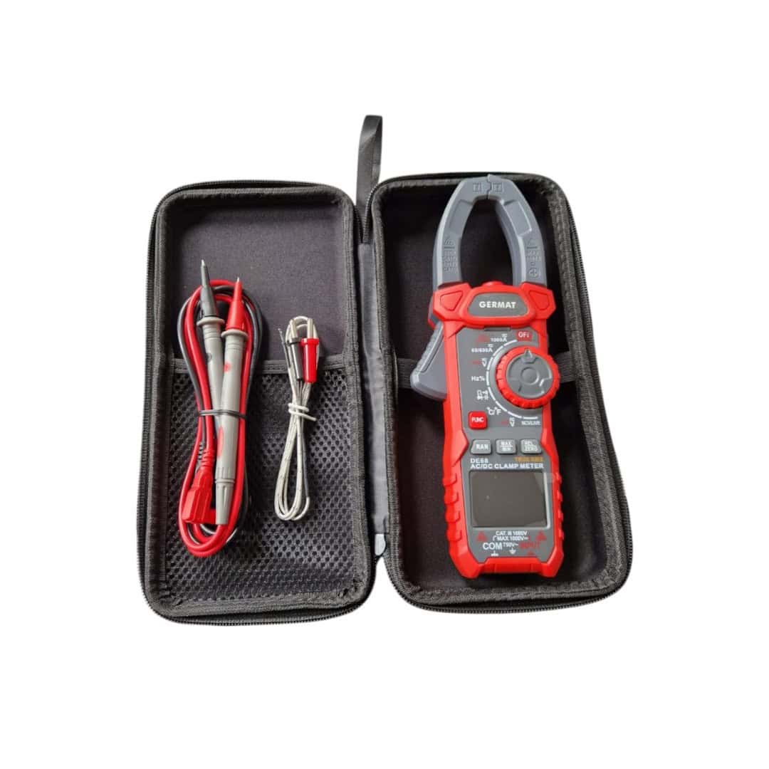Digitale amperetang Multimeter – Meet Spanning, Stroom, Weerstand & Temperatuur – 1000V/1000A