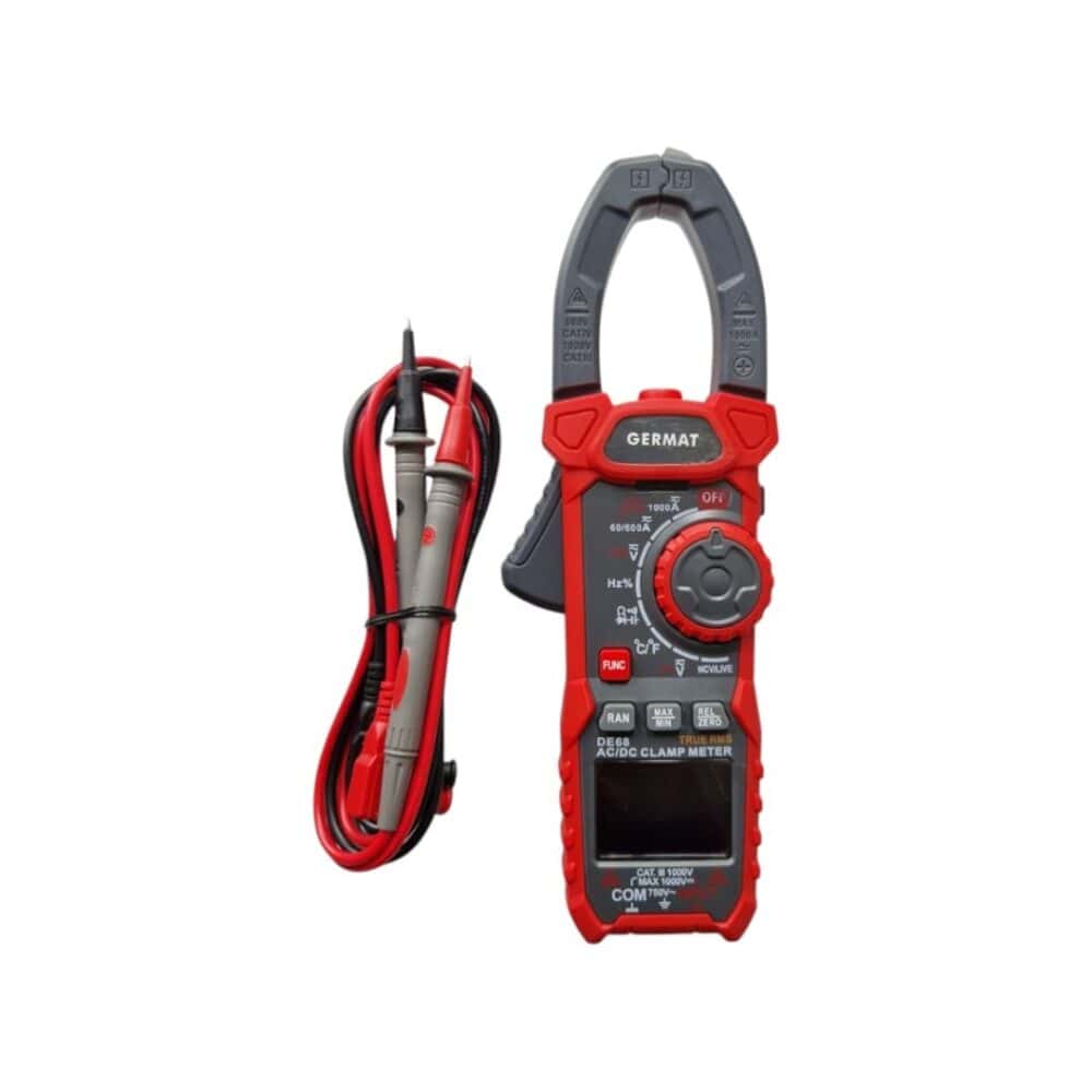 Digitale amperetang Multimeter – Meet Spanning, Stroom, Weerstand & Temperatuur – 1000V/1000A
