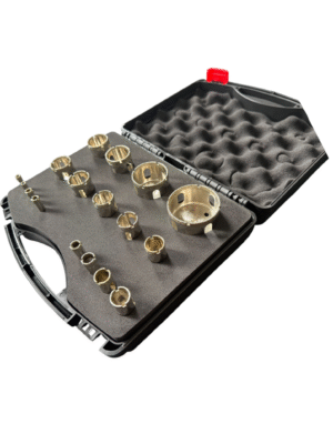 Germat diamantborenset 17-delig natboren in koffer (6-50 mm)