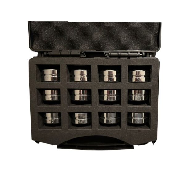 Klembekken set kabelogen 10–300 mm² (2 koffers) | Persbekken set | Krimpbekken voor hydraulische tang | Germat bekken | Kabelpers bekken | Persklem bekken | Bekkenkoffer | Bekkenset kabelpers