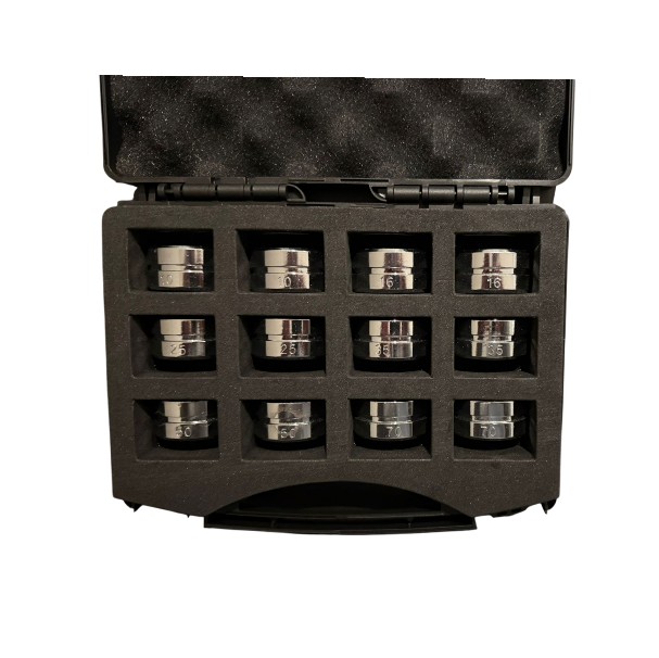 Klembekken set kabelogen 10–300 mm² (2 koffers) | Persbekken set | Krimpbekken voor hydraulische tang | Germat bekken | Kabelpers bekken | Persklem bekken | Bekkenkoffer | Bekkenset kabelpers