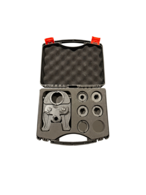 Germat persbek set V-press met inschuifbare klembekken (12–28 mm)