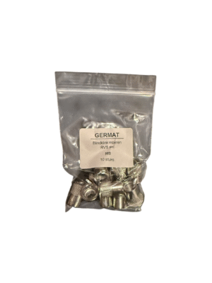 Blindklink moeren set M8 RVS 10 stuks