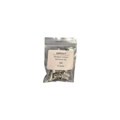 Blindklink moeren set M4 Aluminium 10 stuks