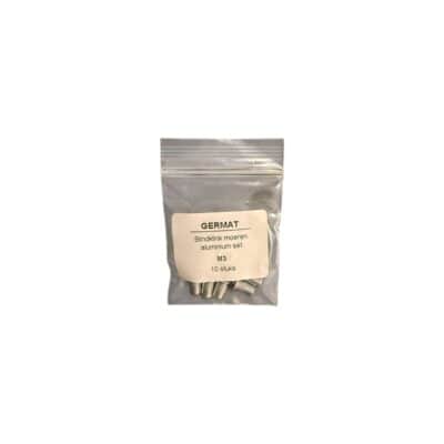 Blindklink moeren set M3 Aluminium 10 stuks