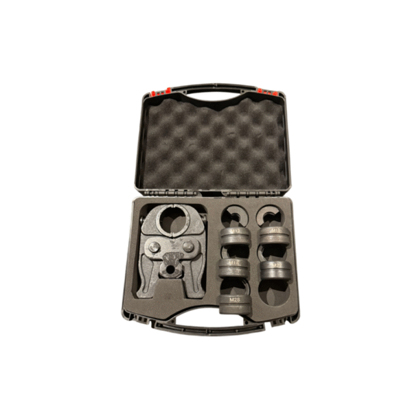 Germat persbek set M-press met inschuifbare klembekken (12–28 mm)