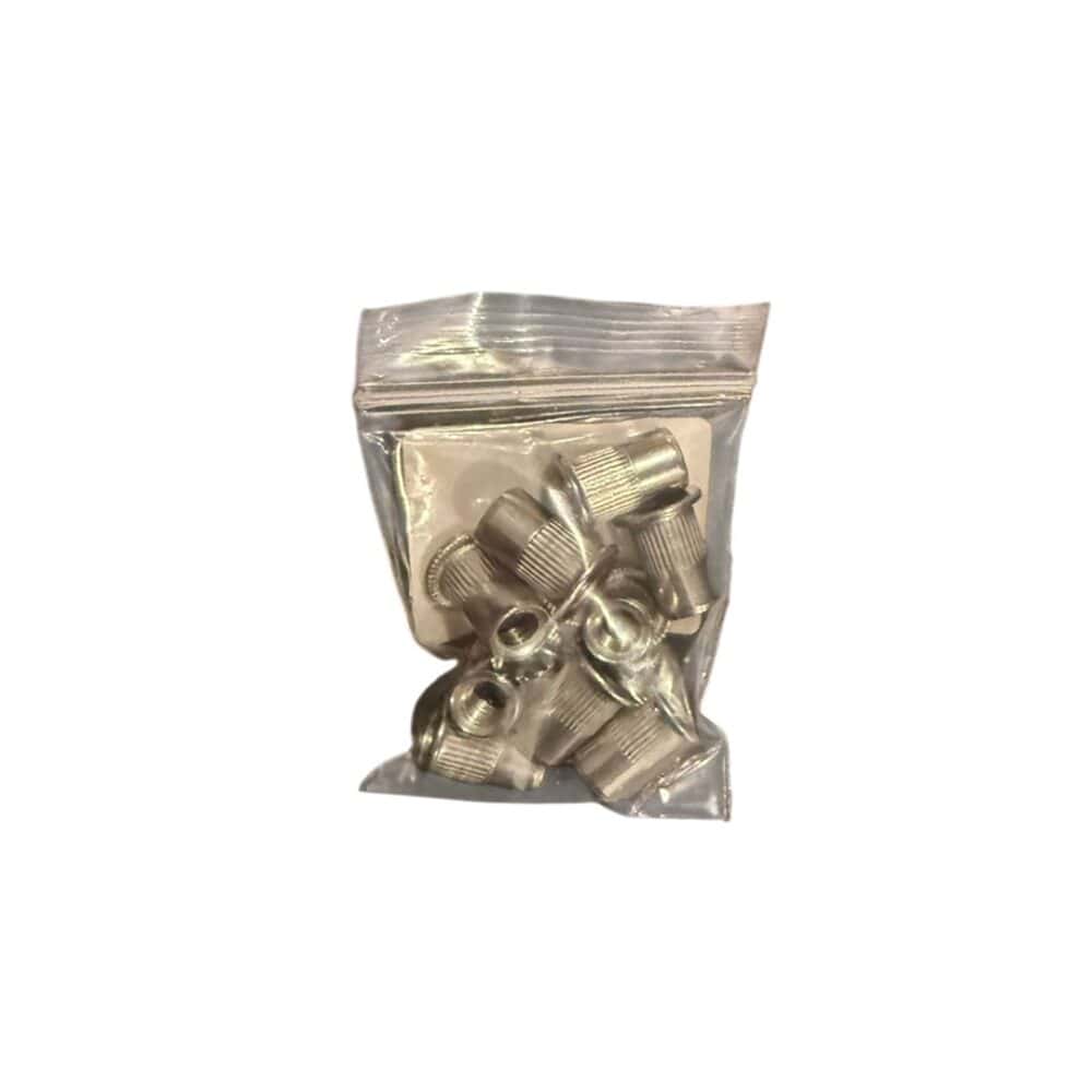Blindklink moeren set M6 RVS 10 stuks