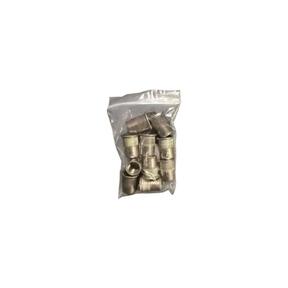 Blindklink moeren set M12 Aluminium 10 stuks