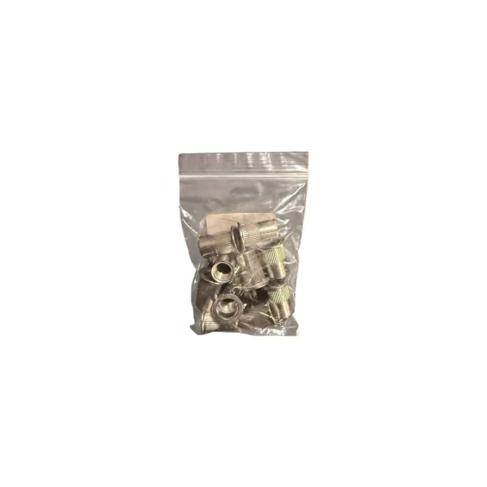 Blindklink moeren set M10 Aluminium 10 stuks