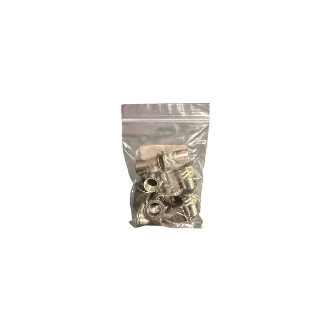 Blindklink moeren set M10 Aluminium 10 stuks