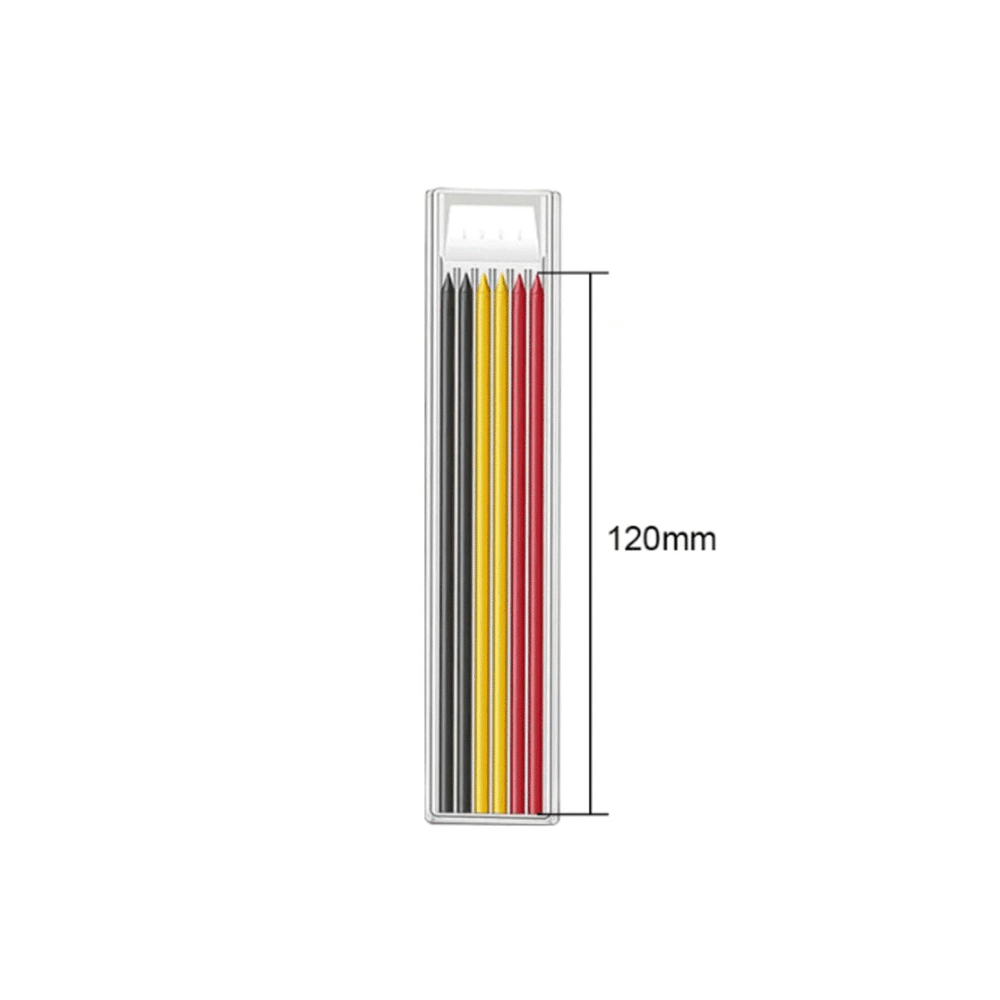 Germat timmermans potlood vulling kleur set – 6 stuks