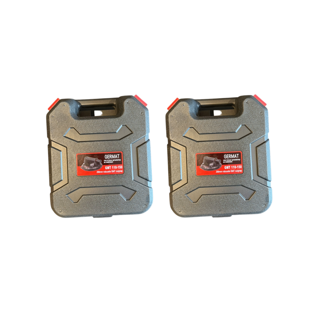 Germat Professionele Vacuüm Zuignap 200 mm – Set van 2 – 110 kg