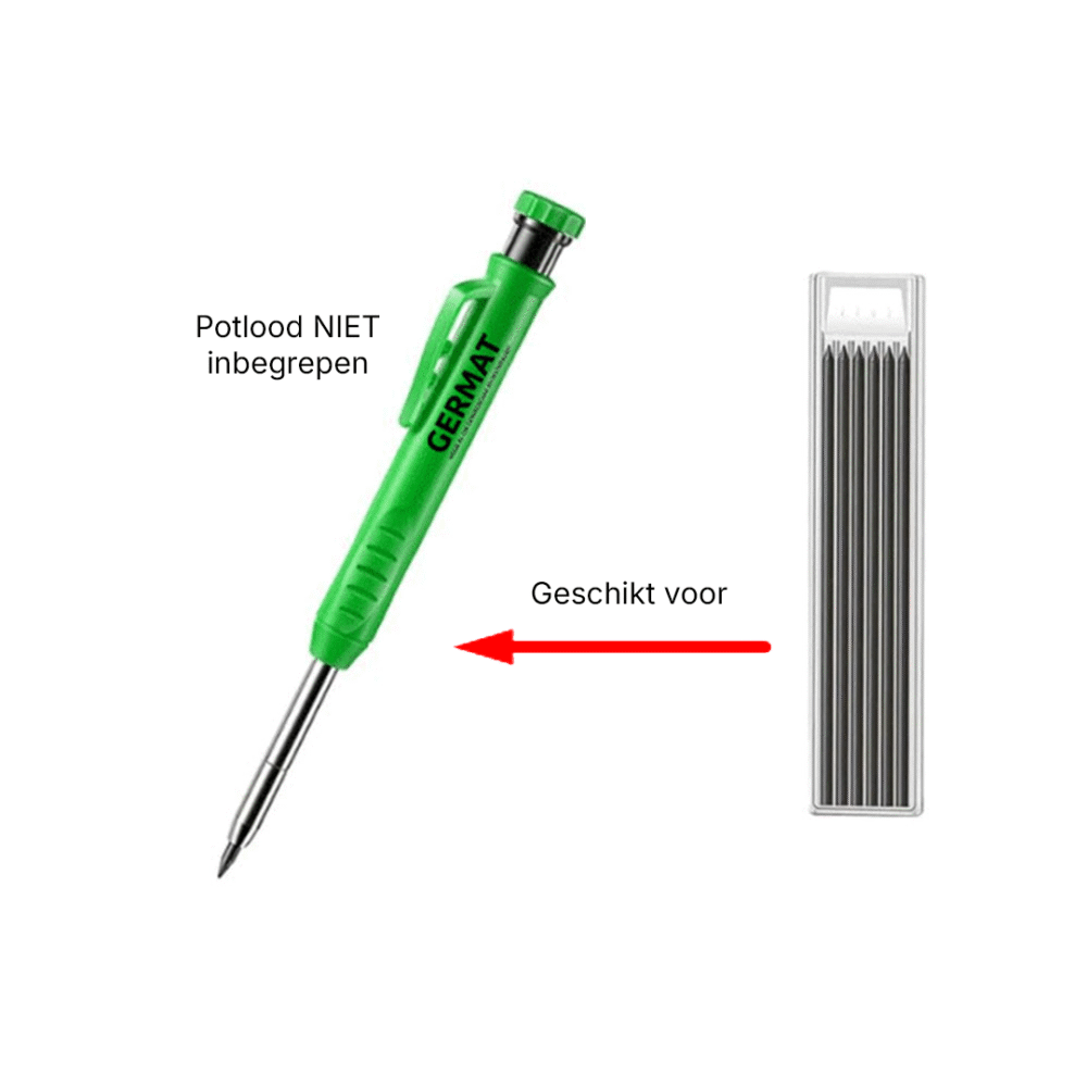 Germat timmermans potlood vulling grijs – 6 stuks